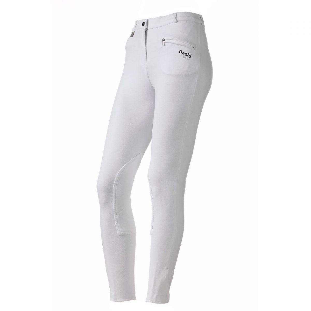 Daslo Culottes Equitation Blanc - SHOP HORSE
